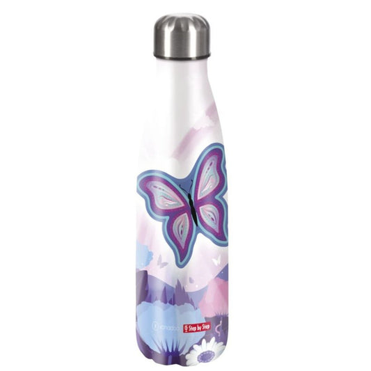 Step by Step Isolierte Edelstahl-Trinkflasche "Butterfly Maja"