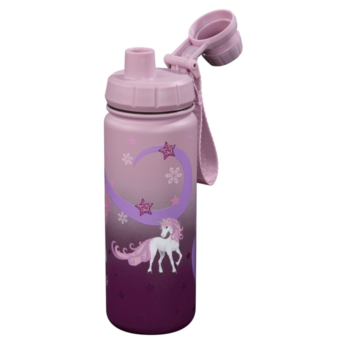 Step by Step Isolierte Edelstahl-Trinkflasche "Sweet Unicorn"
