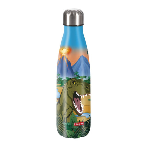 Step by Step Isolierte Edelstahl-Trinkflasche "Dino Torex" 0,5 Liter