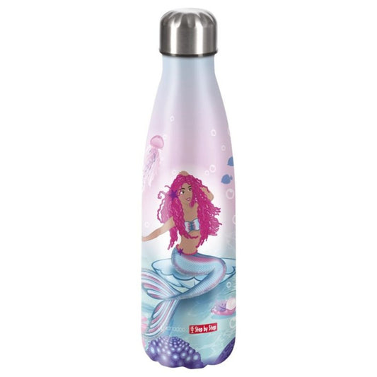 Step by Step Isolierte Edelstahl-Trinkflasche "Mermaid Lola"