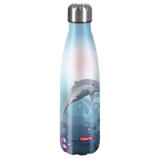 Step by Step Isolierte Edelstahl-Trinkflasche "Dolphin Pippa"
