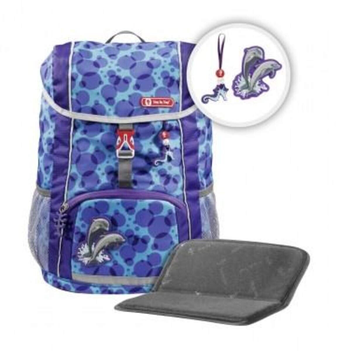 Step by Step KID Rucksack Set Happy Dolphins, 3-teilig