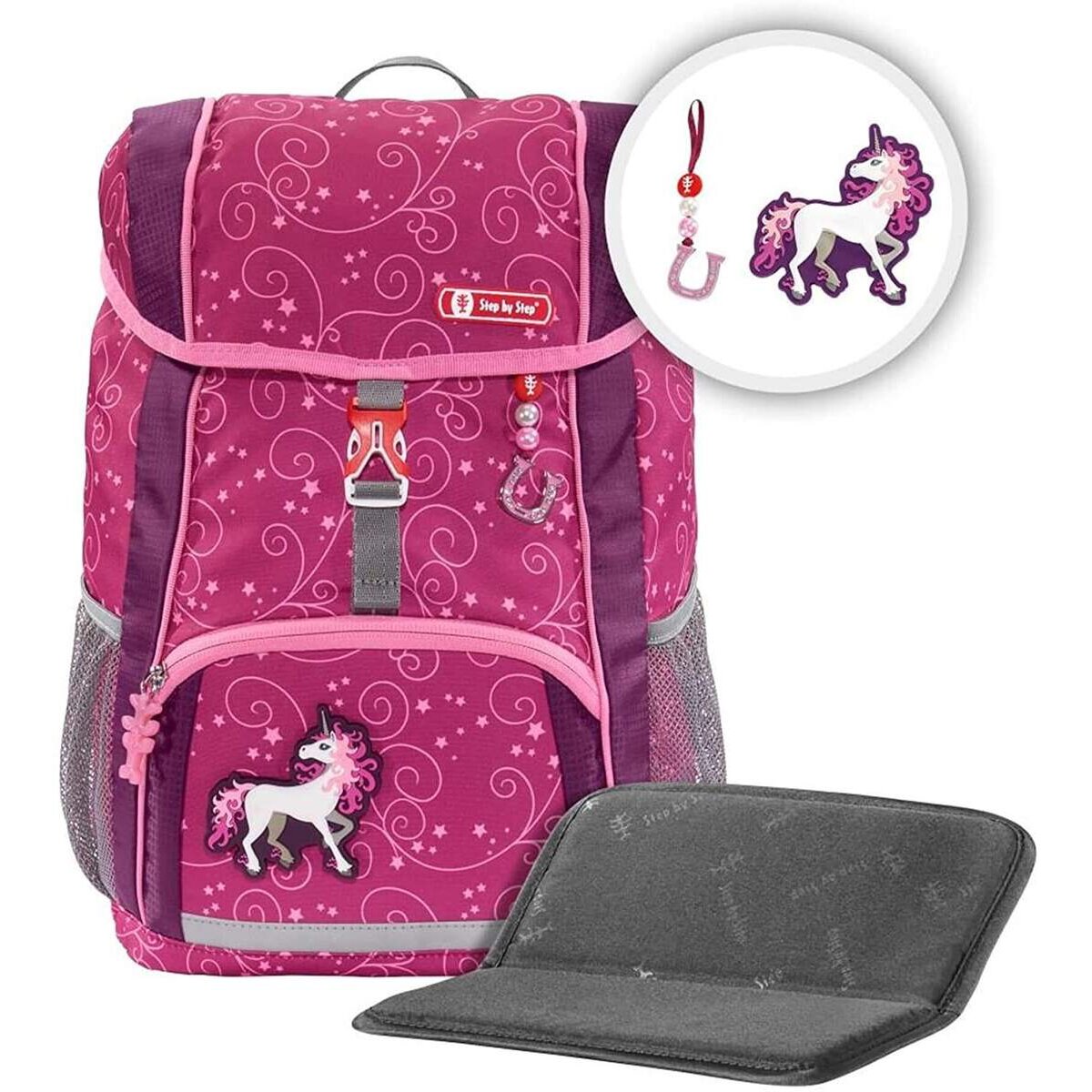 Step by Step KID Rucksackset Unicorn, 3-teilig