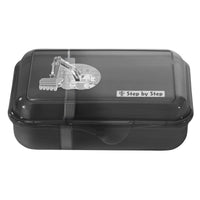 Lunchbox "Bagger Rocco", Schwarz - Produktansicht bei Farbe und mehr