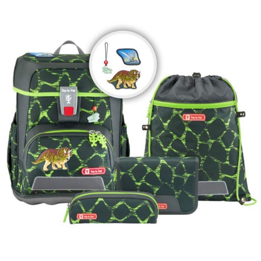 Step by Step Schulrucksack-Set Cloud Dino Life, 5-teilig