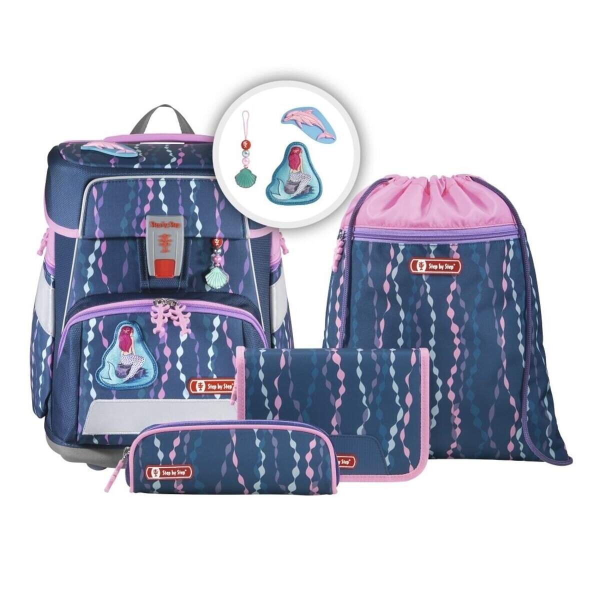 Step by Step SPACE Schulranzen-Set Mermaid, 5-teilig