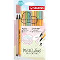 Stifte-Set – STABILO Pastellove Set – 12er Pack – Fineliner & Premium-Filzstifte