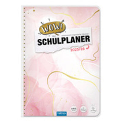 Trötsch Schulplaner WOW Marble 2025/2026