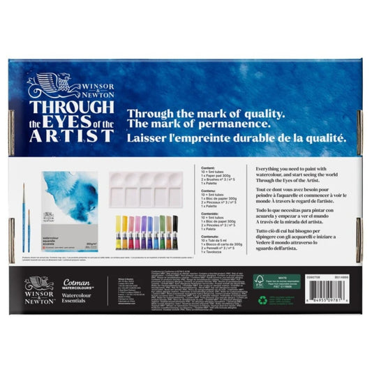 Winsor & Newton Essentials 14-teiliges Cotman Aquarell-Set