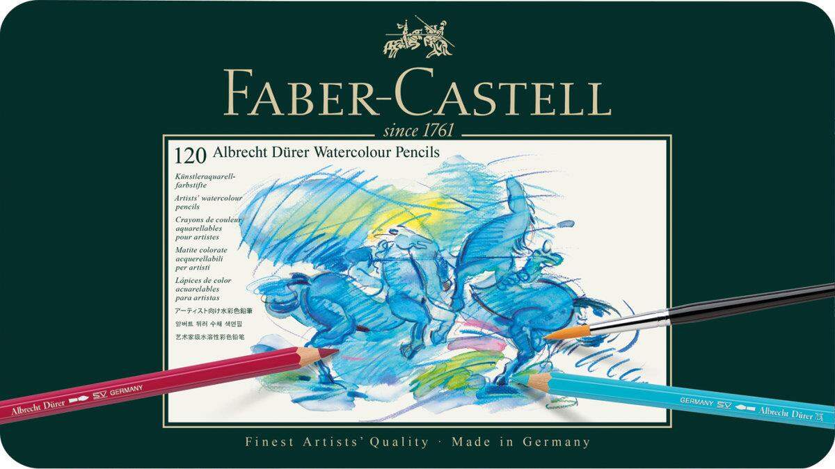 Faber-Castell Albrecht Dürer Aquarellstift, 120er Metalletui