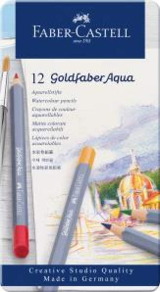 Faber-Castell Aquarellstifte Goldfaber, 12 Stück