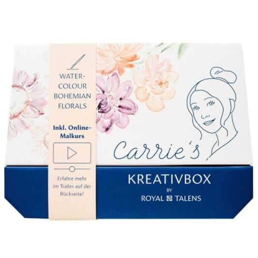 Royal Talens Carrie's Kreativbox Watercolour Bohemian Florals