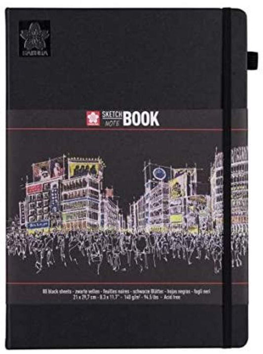 Royal Talens Sakura Skizzenbuch, 140g, schwarz