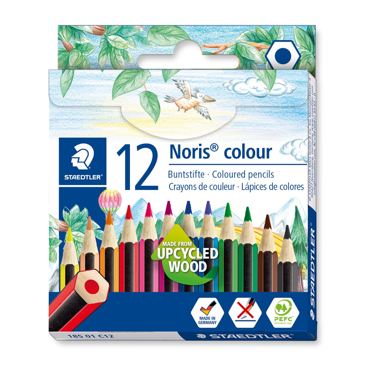 STAEDTLER® Noris® colour Buntstifte 185, 12 Packung 100% PEFC